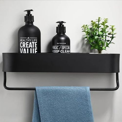 etagere pour douche avec barre variante