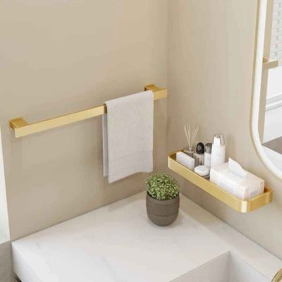 porte serviette design mural une barre une serviette gauche mirroir