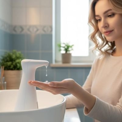 Distributeur de savon femme pull