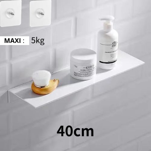 etagere de douche blanche quarante variante