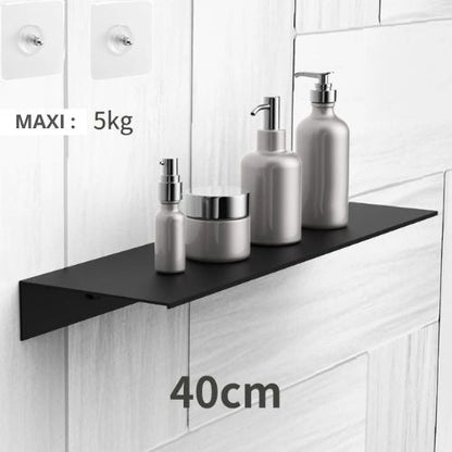 etagere de douche noire moyenne dimensions