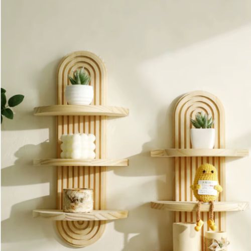 etagere murale de salle de bain deux trois niveaux