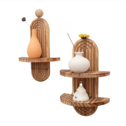 etagere murale salle de bain fonce deux modeles