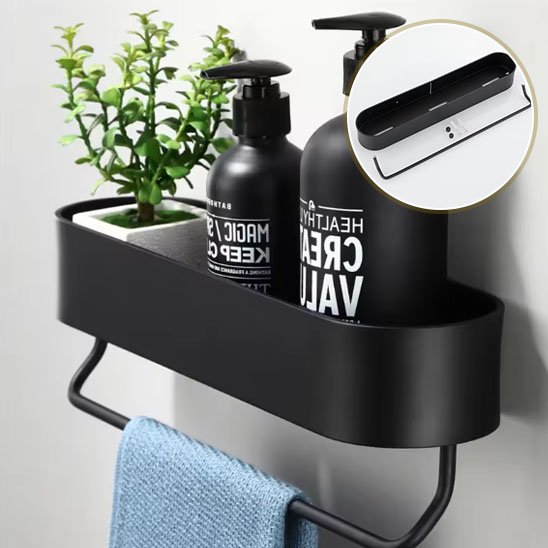 etagere pour douche avec barre plus image