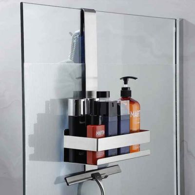 etagere pour salle de bain une argent biais