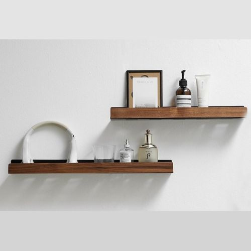 etagere salle de bain murale deux modeles vue plus loin