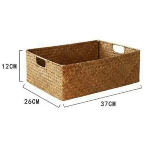 panier en osier rangement L dimensions