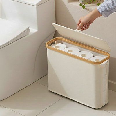 Panier rangement blanc