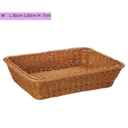 paniers en osier pour rangement moyen vide variante