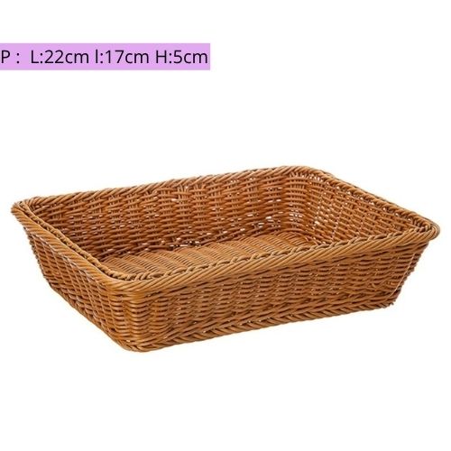 paniers en osier pour rangement petit  vide variante