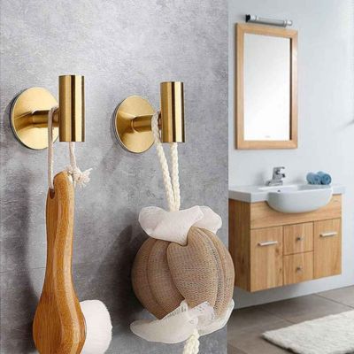 porte peignoir salle de bain deux or gauche mirroir