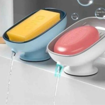 porte savon deux bleu gris savons jaune rose