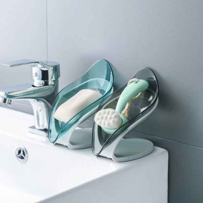 porte savon deux modeles sur lavabo