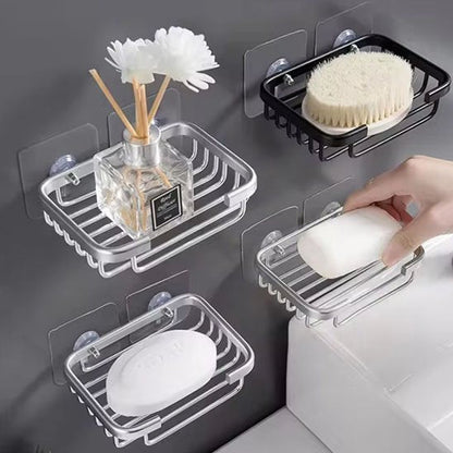 porte savon douche quatre savons brosse fleurs
