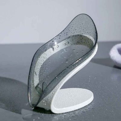 porte savon gris humide