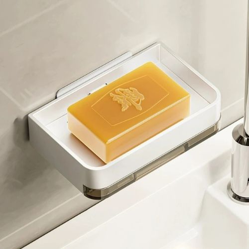 porte savon mural blanc variante