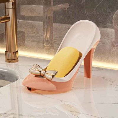 porte savon pour baignoire rose savon