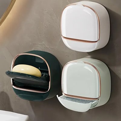 Porte savon pour douche trois couleurs