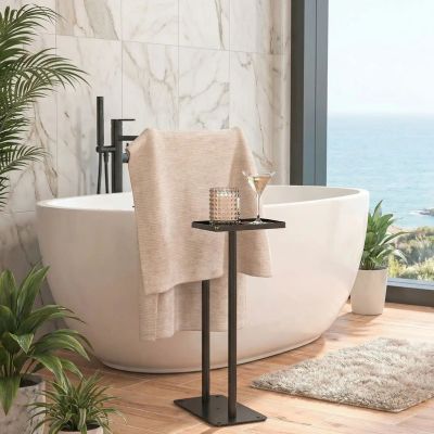 porte serviette design baignoire barre serviette plateau