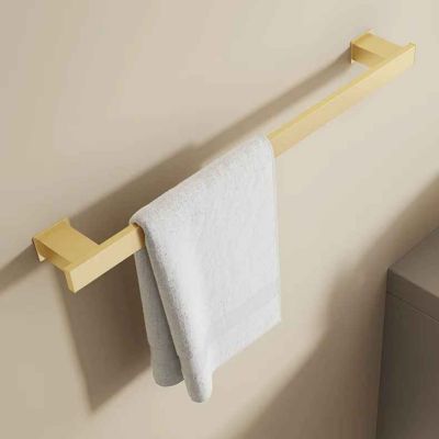 porte serviette design mural une barre une serviette