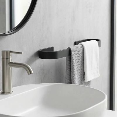 porte serviette mural droite lavabo