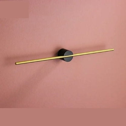 porte serviette mural salle de bain barre doree base noire