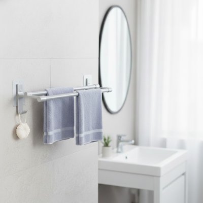 Porte serviette salle de bain gauche mirroir