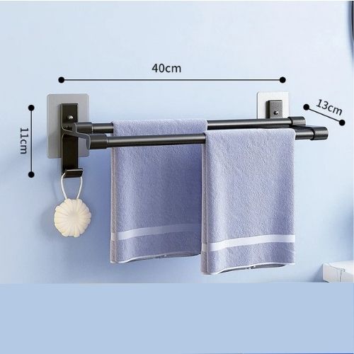 porte serviette salle de bain noir petit dimensions